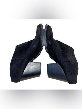 Brash Black Suede Slip-On Clogs
